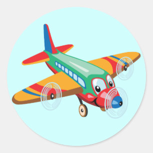 Sticker Rond dessin sur avion