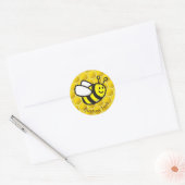 Sticker Rond Dessin sur les abeilles (Enveloppe)