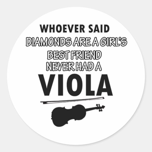Sticker Rond Dessins de musique à l'amiola (Devant)