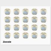 Sticker Rond dessous de verre à rouleaux (Feuille)