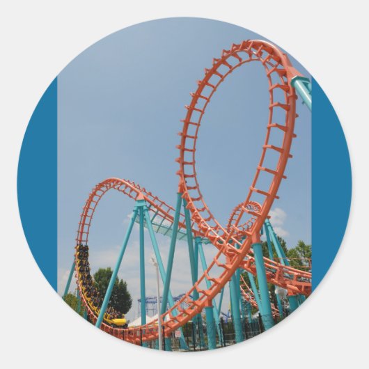 Sticker Rond dessous de verre à rouleaux (Devant)