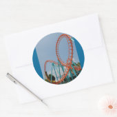 Sticker Rond dessous de verre à rouleaux (Enveloppe)