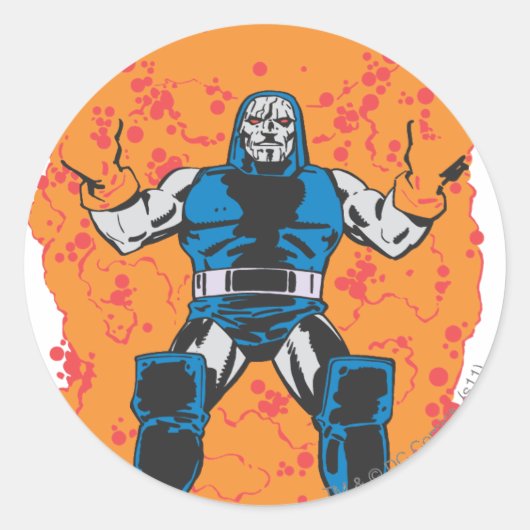 Sticker Rond Destruction de Darkseid (Devant)