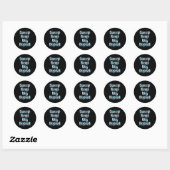 Sticker Rond Détecteur Détecteur Métal Détection Cadeau Répété (Feuille)