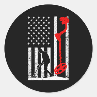 Sticker Rond Détecteur Métal Pour Chasse Au Trésor Détection