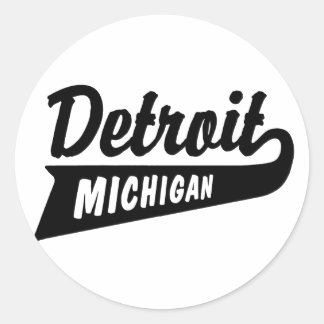 Sticker Rond Détroit