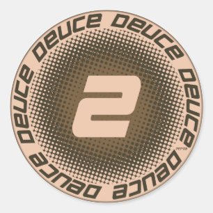 Sticker Rond Deuce #1