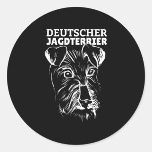 Sticker Rond Deutscher Jagdterrier