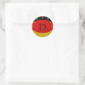 Sticker Rond deutschland (Sac)