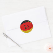Sticker Rond deutschland (Enveloppe)