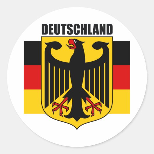Sticker Rond Deutschland 2 (Devant)