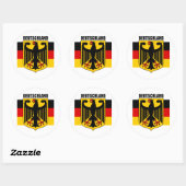 Sticker Rond Deutschland 2 (Feuille)