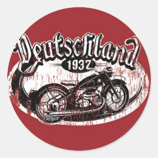 Sticker Rond Deutschland Motowear