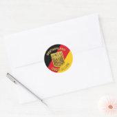 Sticker Rond Deutschland Über Alles (Enveloppe)