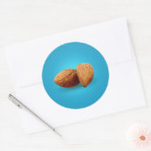 Sticker Rond Deux amandes (Enveloppe)