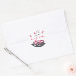 Sticker Rond Deux Anniversaires Curieux Rapides
