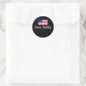 Sticker Rond Deux Fiddy (Sac)