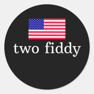 Sticker Rond Deux Fiddy