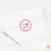 Sticker Rond Deux pastèque sucrée 2e anniversaire (Enveloppe)