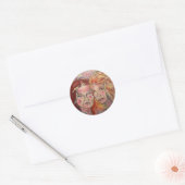 Sticker Rond deux soeurs (Enveloppe)