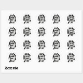Sticker Rond Deux Trois Cat (Feuille)