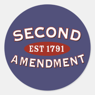 Sticker Rond Deuxième est 1791 d'amendement