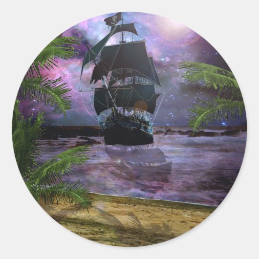 Sticker Rond Deuxième étoile à droite (Devant)