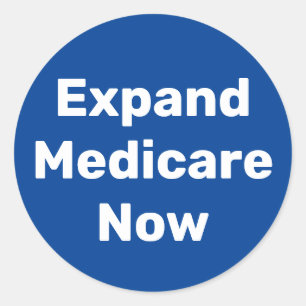 Sticker Rond Développer Medicare maintenant