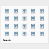Sticker Rond Développeur Code Logique Géométrique Tee pour En (Feuille)