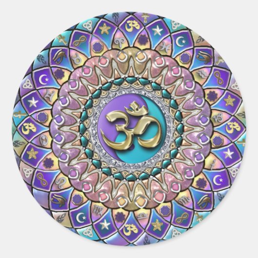 Sticker Rond Devenez le symbole Change Astro (Devant)