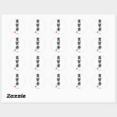 Sticker Rond Déviant (変質者) (Feuille)