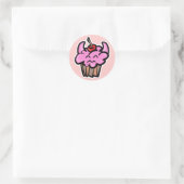 Sticker Rond Devil Food Cupcake (Sac)