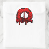 Sticker Rond Dévilut beigne (Sac)