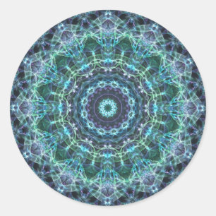 Sticker Rond devine mandala