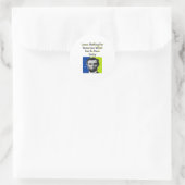 Sticker Rond Devis Abe Lincoln T-Shirts & Cadeaux (Sac)