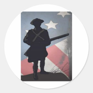 STICKER ROND DEVIS PATRICK HENRY 2.0