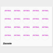 STICKER ROND DFTBA (Feuille)