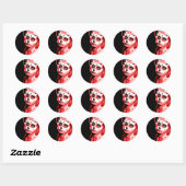 Sticker Rond dia de los muertos (Feuille)