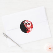 Sticker Rond dia de los muertos (Enveloppe)