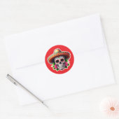 Sticker Rond Dia de los Muertos 6 (Enveloppe)