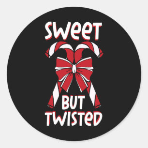 Sticker Rond diabète Candy Cane Blood Sugar Diabetic