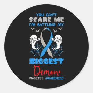 Sticker Rond Diabète Patient Type 1 2 Pancréas Diabétiques Haut