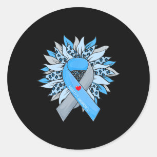 Sticker Rond Diabète Tournesol Type T1d T2d Diabète diabétique