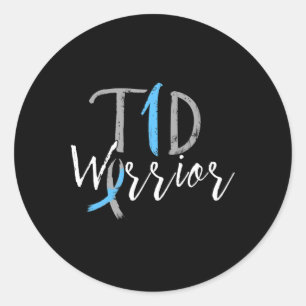 Sticker Rond Diabète Type 1 Sensibilisation au diabète