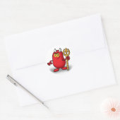Sticker Rond Diable (Enveloppe)