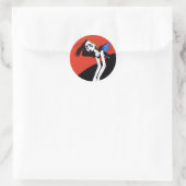 Sticker Rond Diable (Sac)