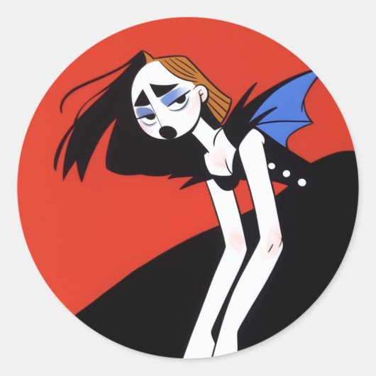 Sticker Rond Diable (Devant)