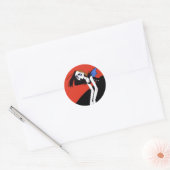 Sticker Rond Diable (Enveloppe)