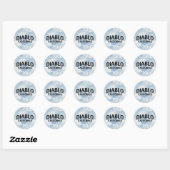Sticker Rond Diablo Californie (Feuille)