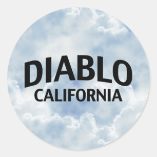 Sticker Rond Diablo Californie
